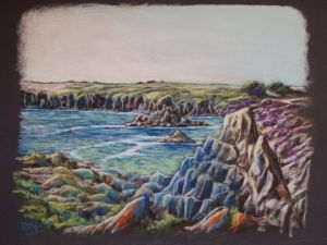 Voir le détail de cette oeuvre: rochers bleus île d'yeu